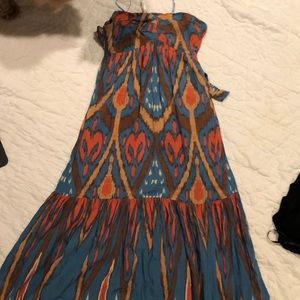 Free People strapless dress.